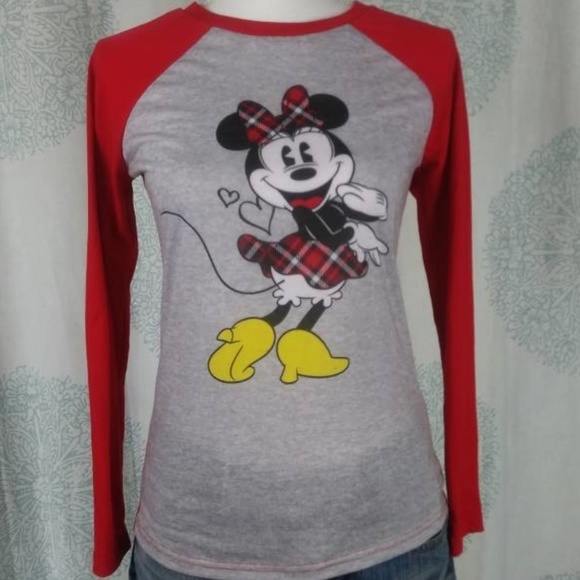 Disney Minnie Mouse Long Sleeve Tee Size XS - Picture 1 of 4